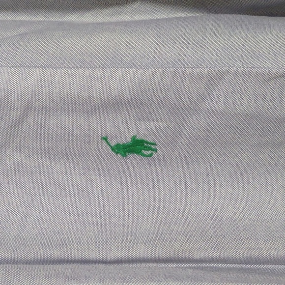 USED RALPH LAUREN CLASSIC FIT LONG SLEEVE BUTTON DOWN SHIRT 18 34/35 - Picture 3 of 10